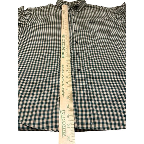 Chaps Ralph Lauren Men’s Size XL Long Sleeve Button Down Green Plaid Shirt - Picture 10 of 11